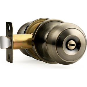 image:imageProbrico Privacy Door Knob Bed Bathroom Interior Door Handle Lock Oil Rubbed BronzeAntique Brass