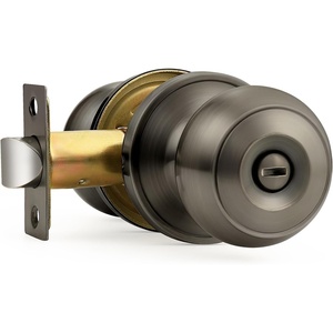 image:imageProbrico Privacy Door Knob Bed Bathroom Interior Door Handle Lock Oil Rubbed BronzeSatin Gunmetal