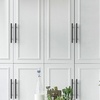 image:imageProbrico 10 Pack  35 Cabinet Pulls Black Stainless Steel Kitchen Drawer Pulls Cabinet Pulls amp 12 Pack 3 Inch Hole to Hole Center Black Kitchen Cabinet Pulls