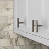 image:imageProbrico 10 Pack 2 Inch Stainless Steel Euro Style Round T Bar Cabinet Knobs Single Hole Cabinet Handles Modern Cabinet Hardware Dresser Handles Silver Cabinet Pulls10