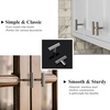image:imageProbrico 10 Pack 2 Inch Stainless Steel Euro Style Round T Bar Cabinet Knobs Single Hole Cabinet Handles Modern Cabinet Hardware Dresser Handles Silver Cabinet Pulls5
