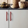 image:imageProbrico 10 Pack Cabinet Pulls Red Drawer Handles 3 Inch 76mm Hole Centers Modern Kitchen Cupboard T Bar Hardware Stainless Steel