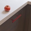image:imageProbrico 10 Pack Cabinet Pulls Red Drawer Handles 3 Inch 76mm Hole Centers Modern Kitchen Cupboard T Bar Hardware Stainless Steel