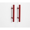 image:imageProbrico 10 Pack Cabinet Pulls Red Drawer Handles 3 Inch 76mm Hole Centers Modern Kitchen Cupboard T Bar Hardware Stainless Steel