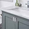 image:imageProbrico 10 Pack White Cabinet Knobs 2 Overall Length Single Hole Kitchen Bathroom Cabinet Handles Euro T Bar Knobs Modern Cabinet Hardware Cupboard Drawer Closet Handle Pulls