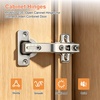 image:imageProbrico 135 Degree Open Caninet Hinges for Corner Folden Conbinet Door Nickel Plated Kitchen Cabient Hinges2 Pair1