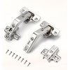 image:imageProbrico 135 Degree Open Caninet Hinges for Corner Folden Conbinet Door Nickel Plated Kitchen Cabient Hinges2 Pair1