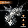image:imageProbrico 135 Degree Open Caninet Hinges for Corner Folden Conbinet Door Nickel Plated Kitchen Cabient Hinges2 Pair1
