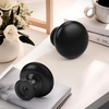 image:imageProbrico 15 Pack Cabinet Knobs HardwareFurniture Round Knobs in Brushed Nickel Finish1316 inch295mm Diameter Kitchen Pull KnobsBlack