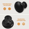 image:imageProbrico 15 Pack Cabinet Knobs HardwareFurniture Round Knobs in Brushed Nickel Finish1316 inch295mm Diameter Kitchen Pull KnobsBlack