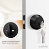 image:imageProbrico 2 Pack Oil Rubbed Bronze Single Cylinder Deadbolt Lock Set Keyed One Side Door Lock for Exterior and Interior Door All Keyed AlikeBlack