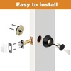 image:imageProbrico 2 Pack Oil Rubbed Bronze Single Cylinder Deadbolt Lock Set Keyed One Side Door Lock for Exterior and Interior Door All Keyed AlikeBlack