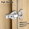 image:imageProbrico 2 Pair4 Pack Full Overlay Soft Closing Clip On Face Frame Mounting Cabinet Hinges 105 Degree Self Closing Kitchen Cupboard Door Hinges2