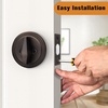 image:imageProbrico 3 Pack Keyed Alike Combo Packs Single Cylinder Deadbolts Brushed Nickel Keyway Keys Handleset 3 Keys AntiTheft Interioramp Exterior Door Hardware for Entrance Lock and Front GateOil Rubbed Bronze