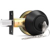image:imageProbrico 3 Pack Keyed Alike Combo Packs Single Cylinder Deadbolts Brushed Nickel Keyway Keys Handleset 3 Keys AntiTheft Interioramp Exterior Door Hardware for Entrance Lock and Front GateBlack
