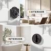image:imageProbrico 3 Pack Single Cylinder Deadbolts BlackKeyed Different Exterior Lockset Handleset for Entrance Door and Front Gate AntiTheft Keyway Key Hardware 3 KeysOil Rubbed Bronze