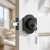 image:imageProbrico 3 Pack Single Cylinder Deadbolts BlackKeyed Different Exterior Lockset Handleset for Entrance Door and Front Gate AntiTheft Keyway Key Hardware 3 KeysBlack