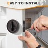 image:imageProbrico 3 Pack Single Cylinder Deadbolts BlackKeyed Different Exterior Lockset Handleset for Entrance Door and Front Gate AntiTheft Keyway Key Hardware 3 KeysOil Rubbed Bronze