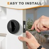 image:imageProbrico 3 Pack Single Cylinder Deadbolts BlackKeyed Different Exterior Lockset Handleset for Entrance Door and Front Gate AntiTheft Keyway Key Hardware 3 KeysBlack