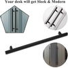 image:imageProbrico 30 Pack  5 inch Cabinet Pulls Black Stainless Steel Kitchen Drawer Pulls Cabinet Pulls 3 Hole Center amp 5 Pack  10 Hole Center Black Modern Cabinet Pulls Stainless Steel Hardware