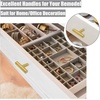 image:imageProbrico 5 Pack 2 Overall Length Cabinet Knobs Modern Cabinet Hardware T Bar Knobs Dresser Pulls Bathroom Gold Cabinet Drawer Handles