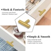 image:imageProbrico 5 Pack 2 Overall Length Cabinet Knobs Modern Cabinet Hardware T Bar Knobs Dresser Pulls Bathroom Gold Cabinet Drawer Handles