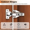 image:imageProbrico CHHS09 Clip On Face Frame Mounting Concealed Cabinet Hinges1 Pair4