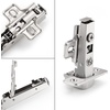 image:imageProbrico CHR093 105 Degree Soft Closing European Full Overlay Concealed Hinge with Mounting Plate1 Pair1