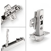 image:imageProbrico Clip On Full Overlay Frameless Furniture Cabinet Door Concealed Hinges 1 Pair2 Pieces10