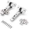 image:imageProbrico Clip On Full Overlay Frameless Furniture Cabinet Door Concealed Hinges 1 Pair2 Pieces10