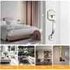 image:imageProbrico Double Sided Oil Rubbed Bronze Front Door Handle SetExteriorInterior Keyless French Door HandlesEntry Handleset Passage Heavy Duty Door Lock Set with No Lock1PackSatin Nickel