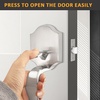 image:imageProbrico Double Sided Oil Rubbed Bronze Front Door Handle SetExteriorInterior Keyless French Door HandlesEntry Handleset Passage Heavy Duty Door Lock Set with No Lock1PackSatin Nickel