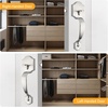 image:imageProbrico Double Sided Oil Rubbed Bronze Front Door Handle SetExteriorInterior Keyless French Door HandlesEntry Handleset Passage Heavy Duty Door Lock Set with No Lock1PackSatin Nickel