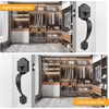 image:imageProbrico Double Sided Oil Rubbed Bronze Front Door Handle SetExteriorInterior Keyless French Door HandlesEntry Handleset Passage Heavy Duty Door Lock Set with No Lock1PackBlack