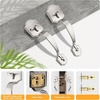 image:imageProbrico Double Sided Oil Rubbed Bronze Front Door Handle SetExteriorInterior Keyless French Door HandlesEntry Handleset Passage Heavy Duty Door Lock Set with No Lock1PackSatin Nickel
