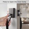 image:imageProbrico Double Sided Oil Rubbed Bronze Front Door HandleExteriorInterior Keyless Square Front Door HandlesetEntry Handleset with No Lock1PackOil Rubbed Bronze