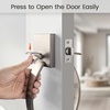 image:imageProbrico Double Sided Oil Rubbed Bronze Front Door HandleExteriorInterior Keyless Square Front Door HandlesetEntry Handleset with No Lock1PackSatin Nickel