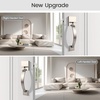 image:imageProbrico Double Sided Oil Rubbed Bronze Front Door HandleExteriorInterior Keyless Square Front Door HandlesetEntry Handleset with No Lock1PackSatin Nickel