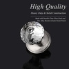 image:imageProbrico Dummy Door Knobs Interior 2 Pack Crystal Door Knobs for HallwayCloset Heavy Duty NonTurning Glass Door Knob with Brushed Nickel Round Rosette