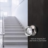 image:imageProbrico Dummy Door Knobs Interior 2 Pack Crystal Door Knobs for HallwayCloset Heavy Duty NonTurning Glass Door Knob with Brushed Nickel Round Rosette