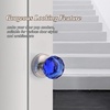 image:imageProbrico Heavy Duty Dummy Door Knob for HallwayCloset 1 Pack Inactive Half NonTurning Door Knobs Interior Blue Diamond Shape Crystal Door Knobs with Brushed Nickel Round Rosette
