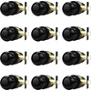 image:imageProbrico Interior Door Knob for Hallway Black Door Knobs Closet Door Knob Passage Door Knob with Round Ball Knob 6 PackBlack