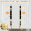 image:imageProbrico Interior Door Knob for Hallway Black Door Knobs Closet Door Knob Passage Door Knob with Round Ball Knob 6 PackGold