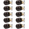 image:imageProbrico Interior Door Knob for Hallway Black Door Knobs Closet Door Knob Passage Door Knob with Round Ball Knob 6 PackOil Rubbed Bronze
