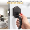 image:imageProbrico Oil Rubbed Bronze Front Door Handle Entry Door Handleset Exterior Door Handle with Wave Lever Keyless Door Handles Entrance Door Handle with Reversible Handed Lever1PackOil Rubbed Bronze