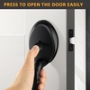 image:imageProbrico Oil Rubbed Bronze Front Door Handle SetAntique Exterior Door Handle with Interior Door KnobEntry Handleset with No Lock1PackBlack
