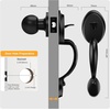 image:imageProbrico Oil Rubbed Bronze Front Door Handle SetAntique Exterior Door Handle with Interior Door KnobEntry Handleset with No Lock1PackBlack