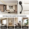 image:imageProbrico Oil Rubbed Bronze Round Front Door HandlesetEntry Door Handle Set with Door KnobExteriorInterior Passage Door Handle Reversible for Right and Left Handed1PackOil Rubbed Bronze