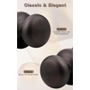 image:imageProbrico Passage Door Knobs Without Key Black Closet Door Knobs Interior Keyless Door Knob NoLocking Door Knobs 10 PackOil Rubbed Bronze