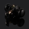 image:imageProbrico Passage Door Knobs Without Key Black Closet Door Knobs Interior Keyless Door Knob NoLocking Door Knobs 10 PackOil Rubbed Bronze